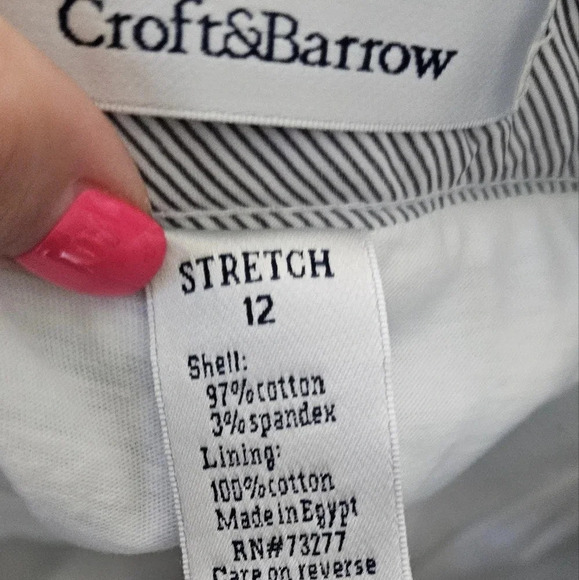 Paisley Floral Stretch Skort Womens Size 12 Pockets - Picture 7 of 7